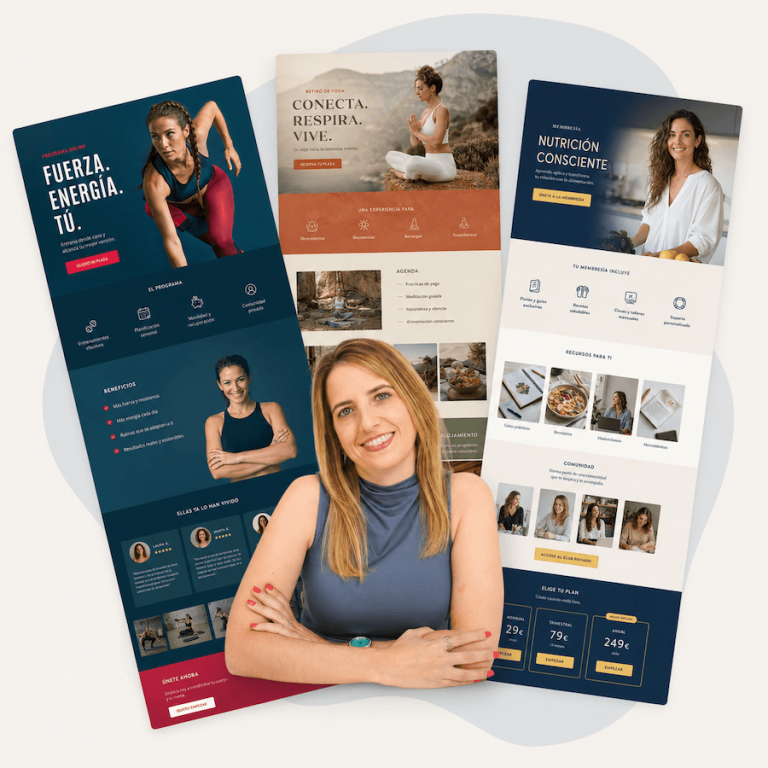 Landing de venta cursos